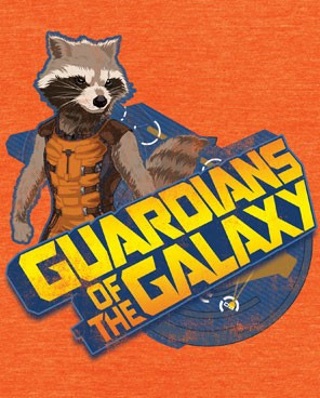 Rocket Raccoon Orange T-Shirt